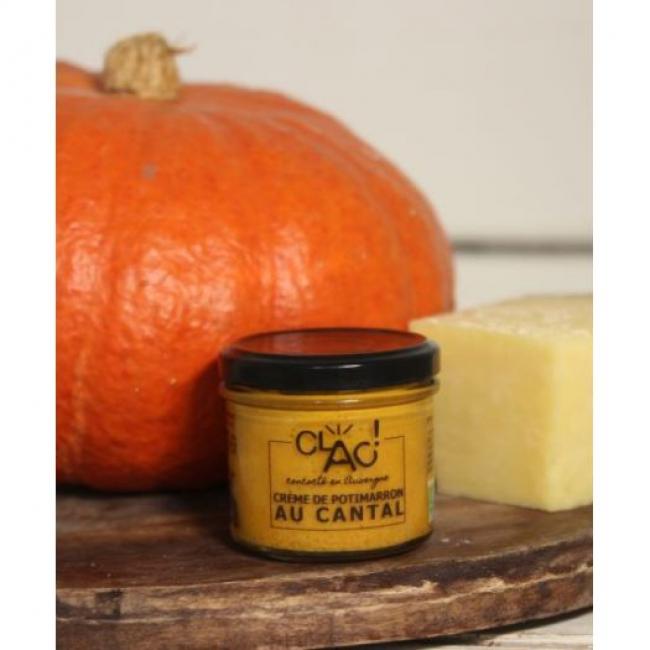 Cr&egrave;me de potimarron au Cantal