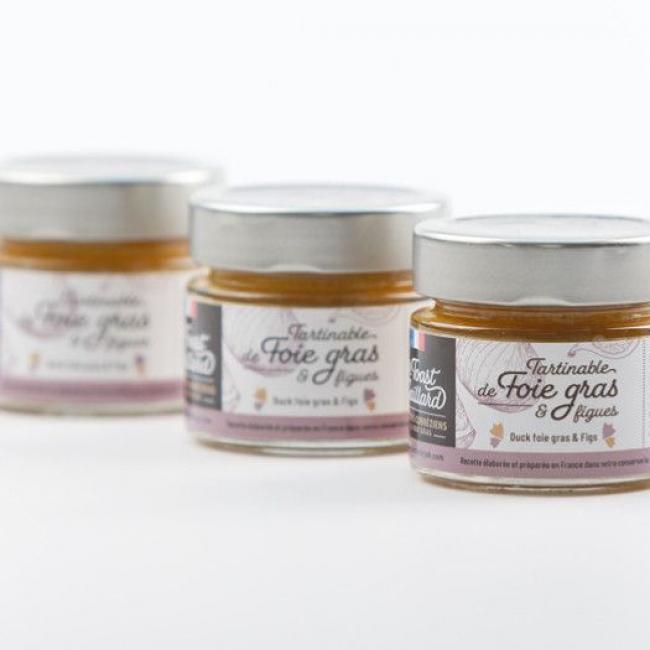Toast Gaillard, tartinable foie gras et figues