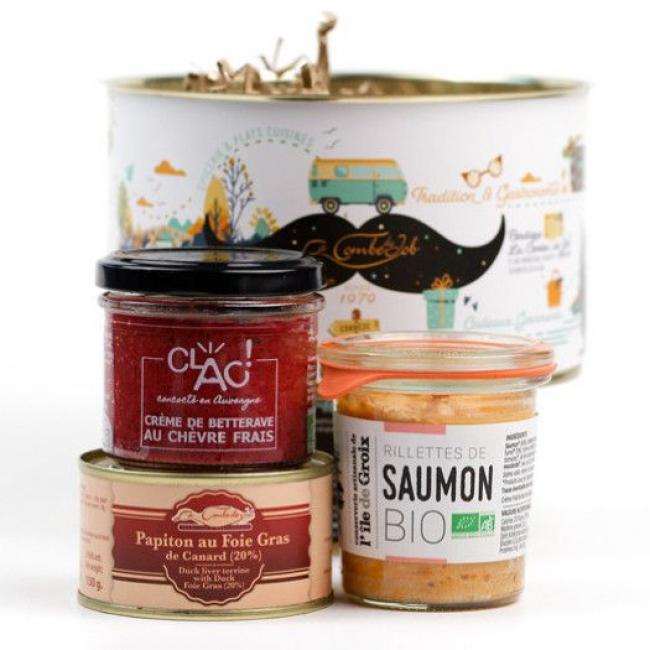 Coffret gourmand entre terre et mer