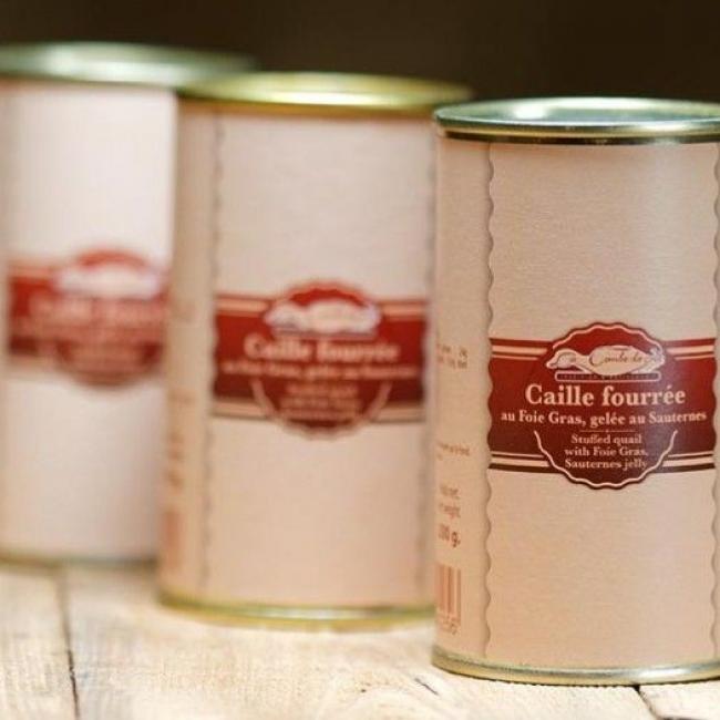 Caille farcie au foie gras