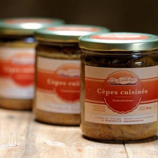 Cèpes cuisinés à l'huile
