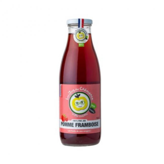 Jus de pomme framboise