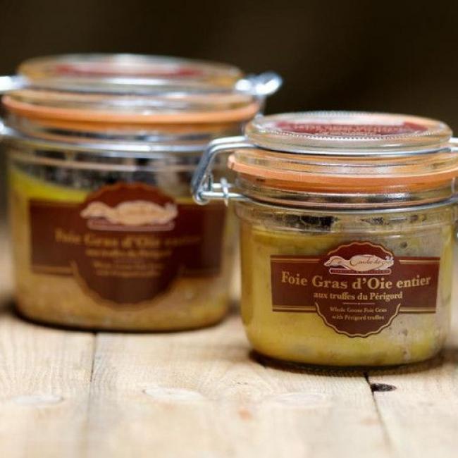 Foie gras d'oie entier aux truffes noires P&eacute;rigord