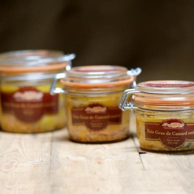 Foie gras de canard entier artisanal en bocal