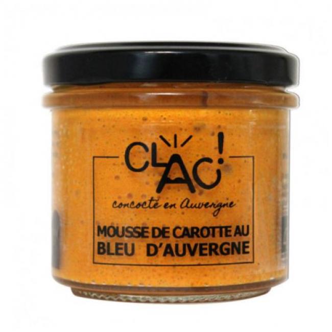Mousse de carottes au bleu d'Auvergne