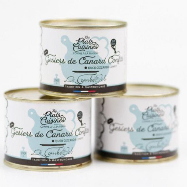 Gésiers de canard confits
