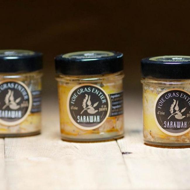 Foie gras d'oie entier poivre Sarawak