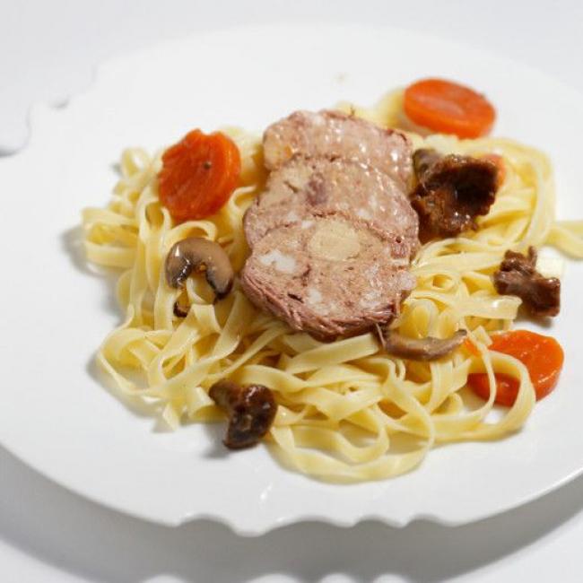 Paupiettes de canard au foie gras