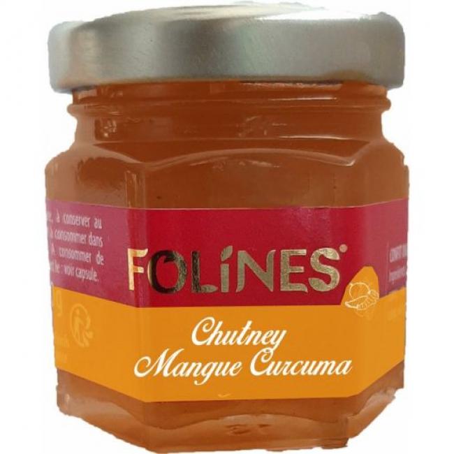 Chutney de mangue curcuma Folines