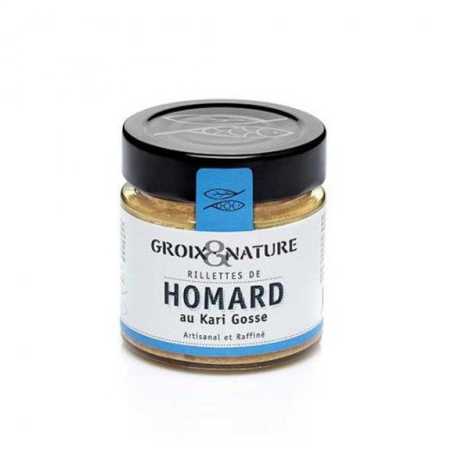 Rillettes de homard bleu au kari gosse