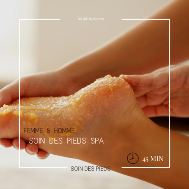 Soin des pieds SPA homme & femme, limage ongles, cuticules, gommage et massage