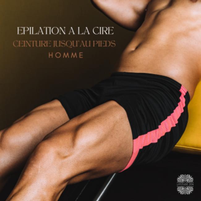   Epilation ceinture jusqu'au pieds homme 
