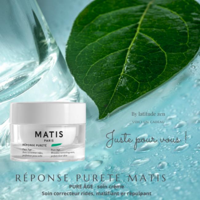 Pure âge - réponse pureté - soin correcteur rides, matifiant et repulpant