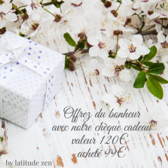   Chèque cadeau beauté valeur 120€ acheté 99€ 