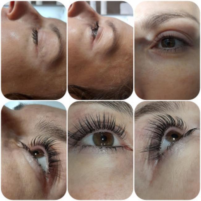   Kératine lashes + réhaussement de cils + teinture des... 