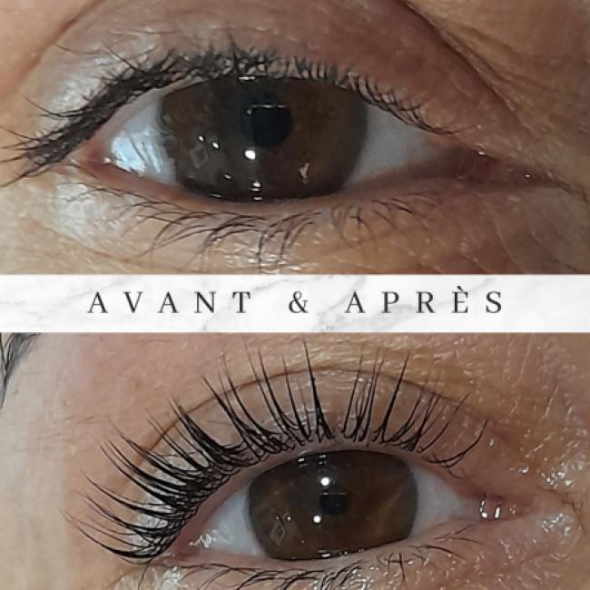 Rehaussement de cils et teinture des cils