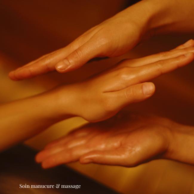   Soin manucure et massage des mains 45 min 