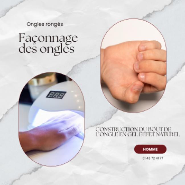   Façonnage/sculpture d'ongles chablon en gel sans capsule ! 