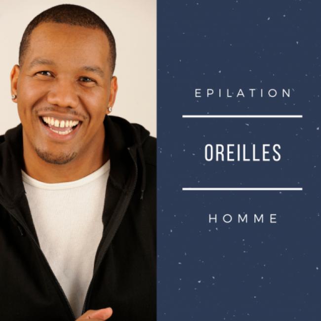 épilation homme oreilles