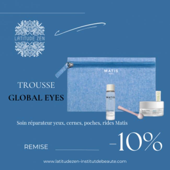   Trousse Global Eyes - soin r&eacute;parateur yeux, cernes,... 