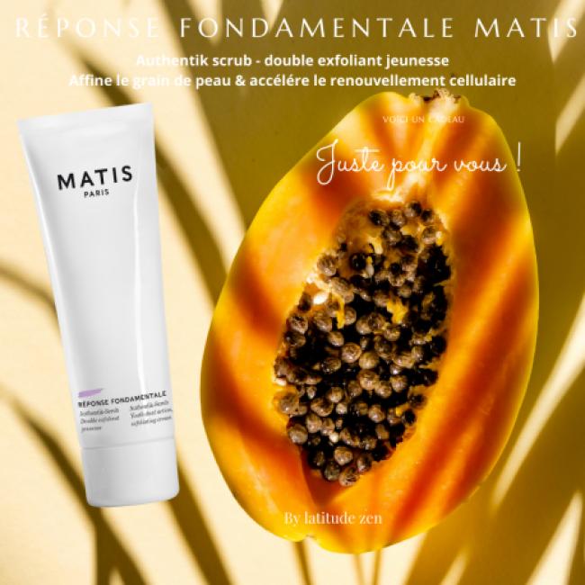 Authentik scrub - réponse fondamentale - double exfoliant jeunesse