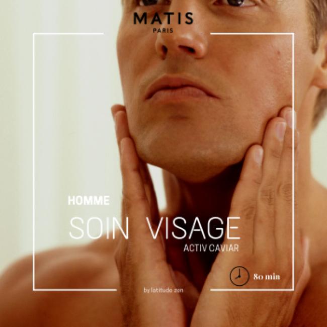   Soin visage homme Matis activ'kaviar 80 min 