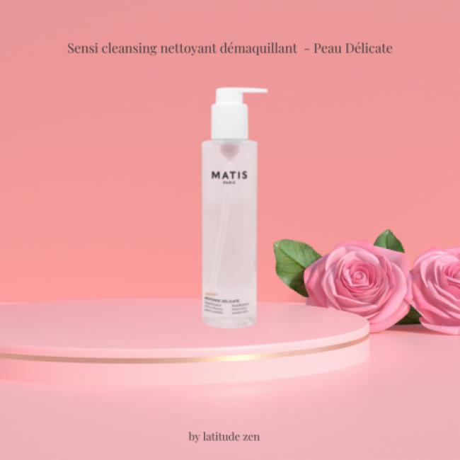 SENSICLEANSING-CREAM nettoyant démaquillant crème confort délicat