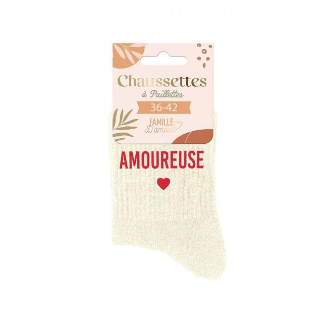 CHAUSSETTES A PAILLETTES - AMOUREUSE