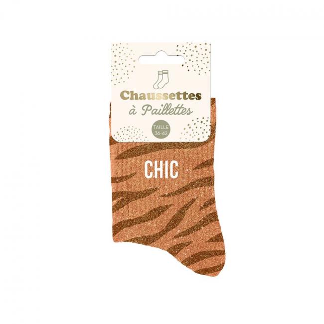 CHAUSSETTES A PAILLETTES - CHIC