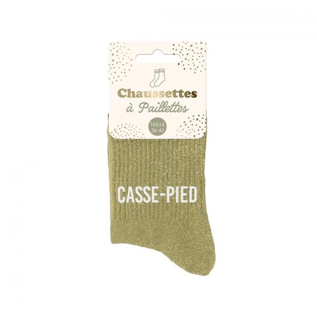 CHAUSSETTES A PAILLETTES - CASSE PIED