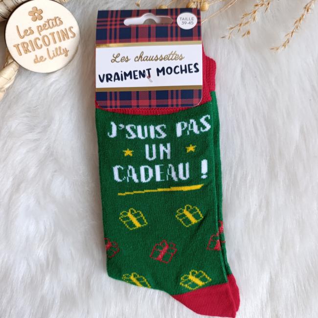 CHAUSSETTES NO&Euml;L - HOMME - J'SUIS PAS UN CADEAU