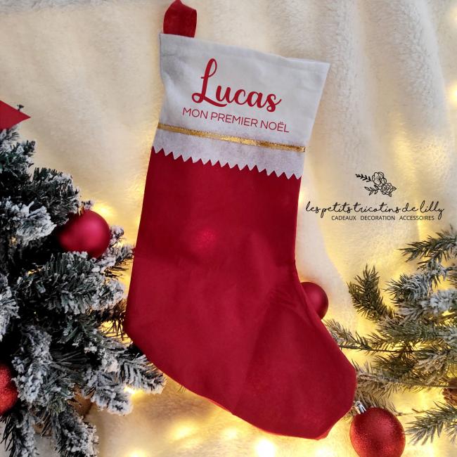 GRANDE BOTTE DE NO&Euml;L ROUGE