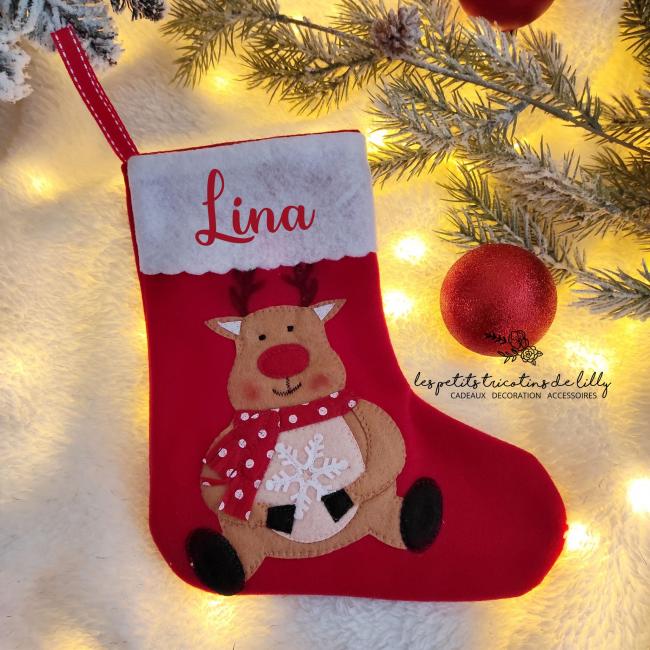 BOTTE DE NO&Euml;L FEUTRINE - RENNE