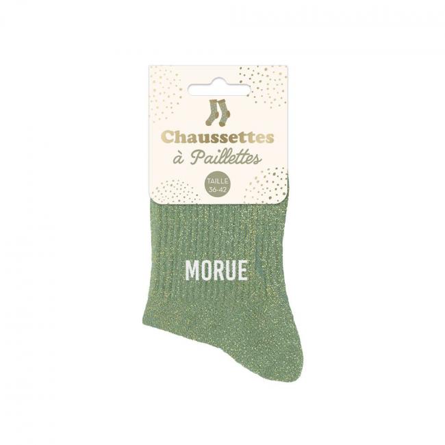 CHAUSSETTES A PAILLETTES - MORUE
