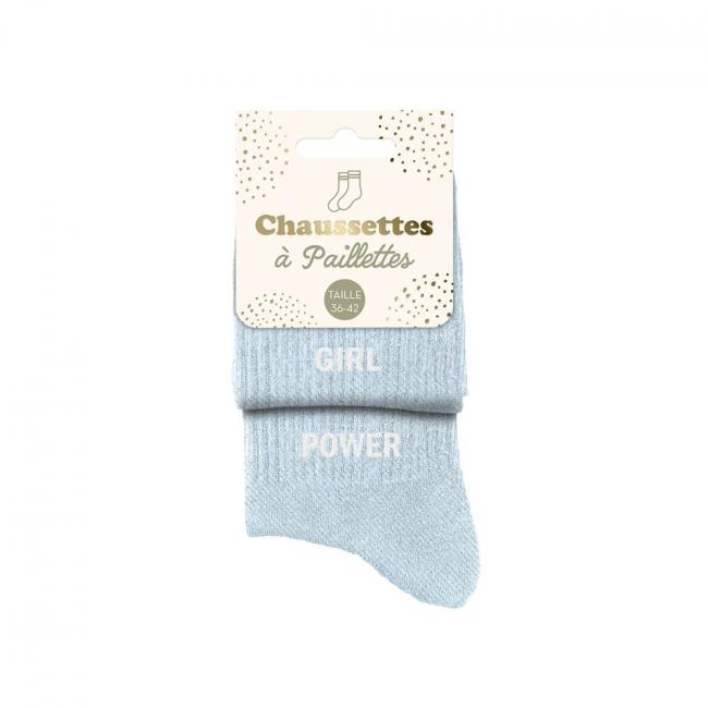 CHAUSSETTES A PAILLETTES - DUO GIRL POWER