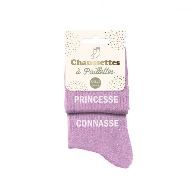 CHAUSSETTES A PAILLETTES - DUO PRINCESSE CONNASSE