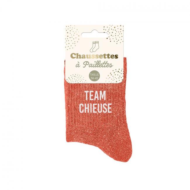 CHAUSSETTES A PAILLETTES - TEAM CHIEUSE