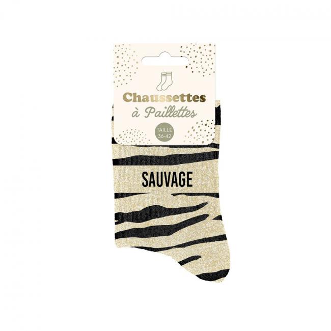 CHAUSSETTES A PAILLETTES - SAUVAGE