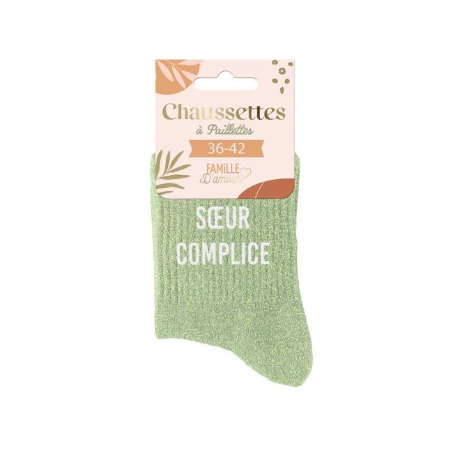 CHAUSSETTES A PAILLETTES - SOEUR COMPLICE