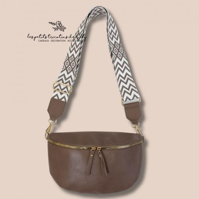 SAC BANANE - MARRON CLAIR