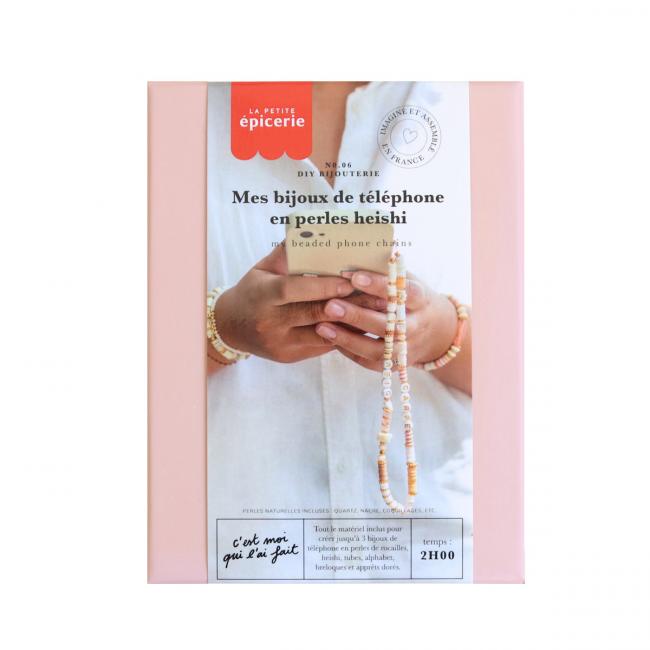 KIT DIY - MES BIJOUX DE TELEPHONE EN PERLES HEISHI