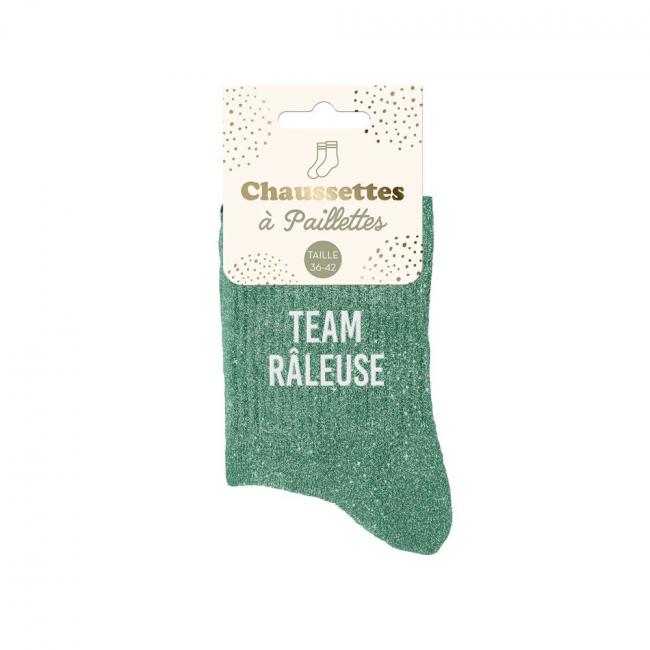 CHAUSSETTES A PAILLETTES - TEAM RALEUSE