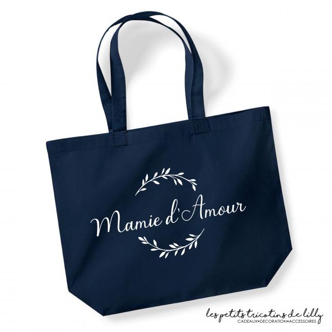 GRAND SAC BLEU MAMIE D'AMOUR