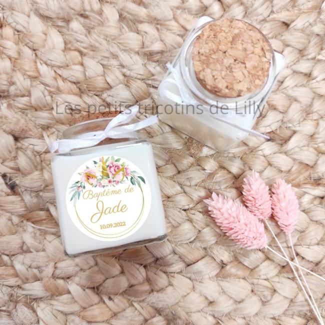 MINI BOUGIE - LICORNE FLEURIE
