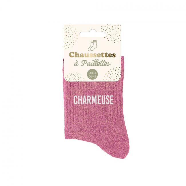 CHAUSSETTES A PAILLETTES - CHARMEUSE
