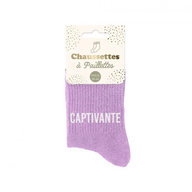 CHAUSSETTES A PAILLETTES - CAPTIVANTE