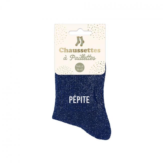 CHAUSSETTES A PAILLETTES - PEPITE