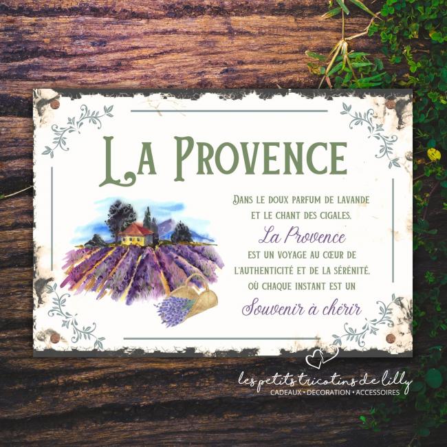PLAQUE DE RUE PROVENCE