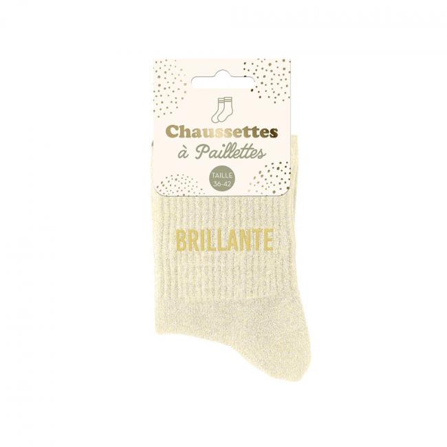 CHAUSSETTES A PAILLETTES - BRILLANTE
