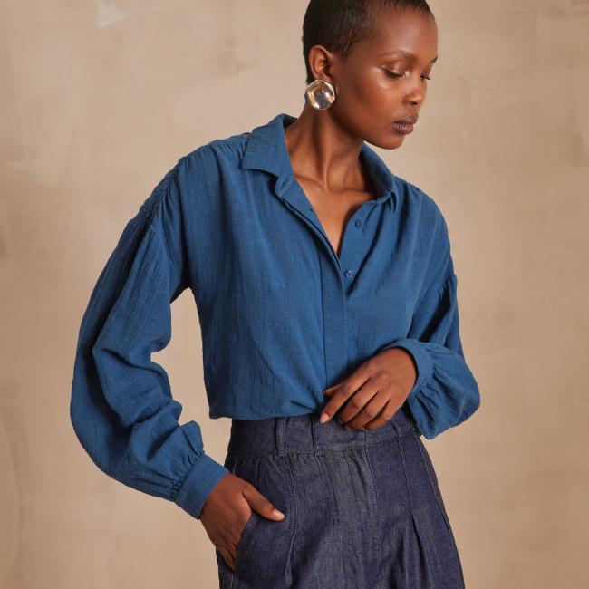 Blouse brodée PERSEE